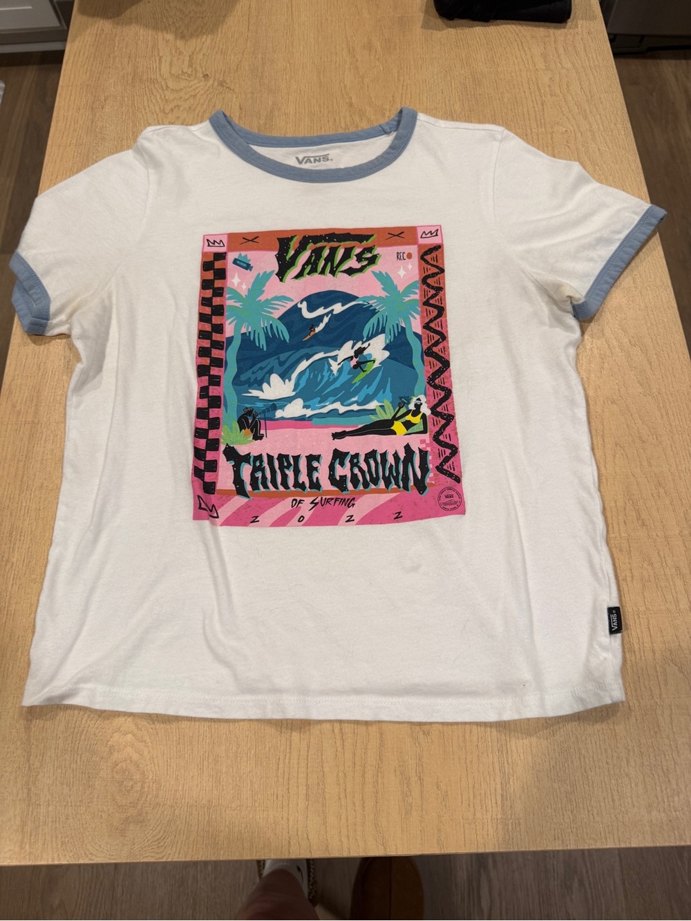 Vans Women’s White Surf Graphic Tee